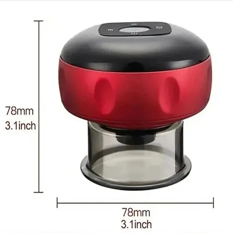 Heating Intelligent Vacuum Cupping Massager - Gua Sha Cupping Massager for Back Neck Arm Body