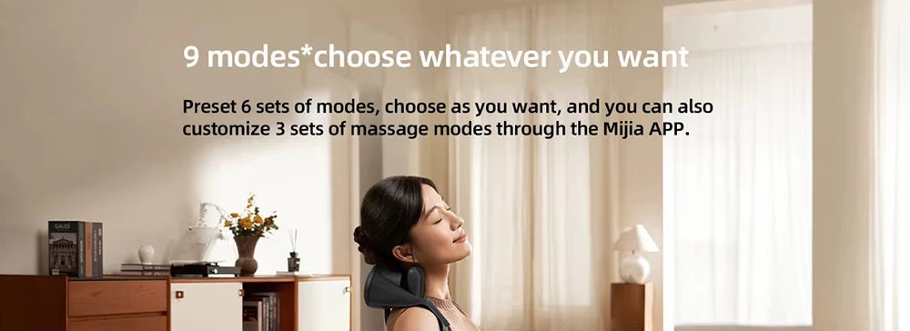 Xiaomi Smart Neck and Shoulder Massager Integrated Massage Hot Compress Custom mode Work with Mi Home APP Control