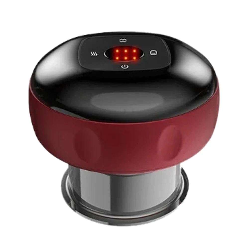 Heating Intelligent Vacuum Cupping Massager - Gua Sha Cupping Massager for Back Neck Arm Body