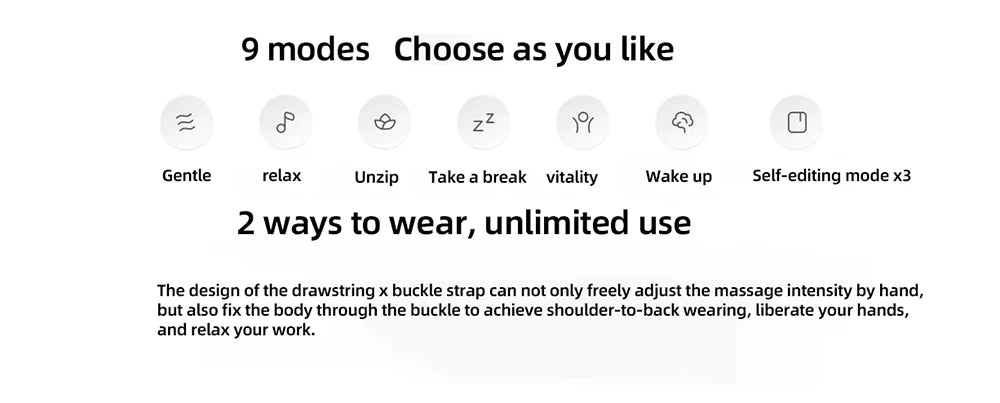 Xiaomi Smart Neck and Shoulder Massager Integrated Massage Hot Compress Custom mode Work with Mi Home APP Control