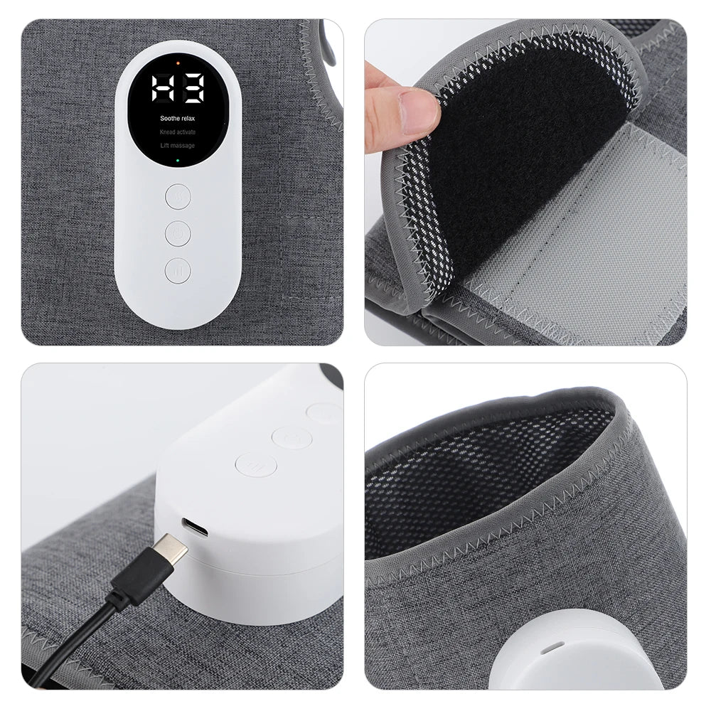 PASTSKY 360° Air Pressure Calf Massager Machine 3 Mode Foot Leg Muscle Relaxation Promote Blood Circulation