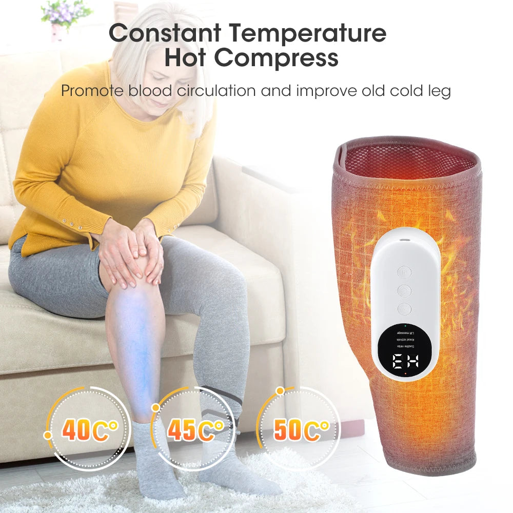 PASTSKY 360° Air Pressure Calf Massager Machine 3 Mode Foot Leg Muscle Relaxation Promote Blood Circulation
