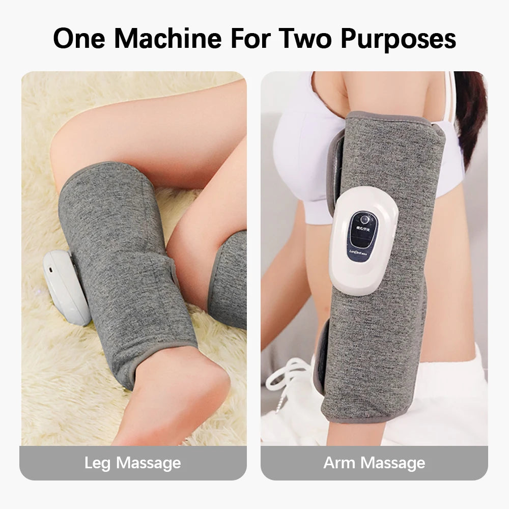 PASTSKY 360° Air Pressure Calf Massager Machine 3 Mode Foot Leg Muscle Relaxation Promote Blood Circulation