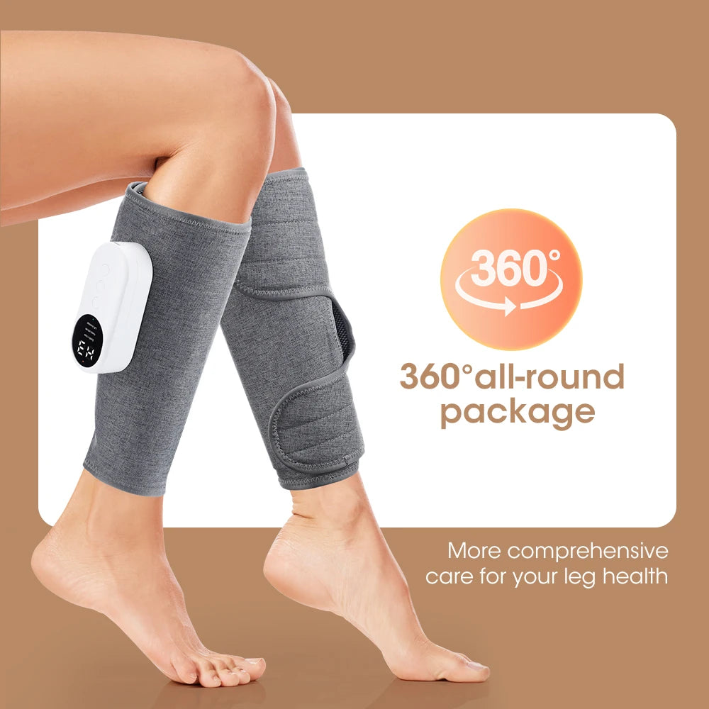 PASTSKY 360° Air Pressure Calf Massager Machine 3 Mode Foot Leg Muscle Relaxation Promote Blood Circulation