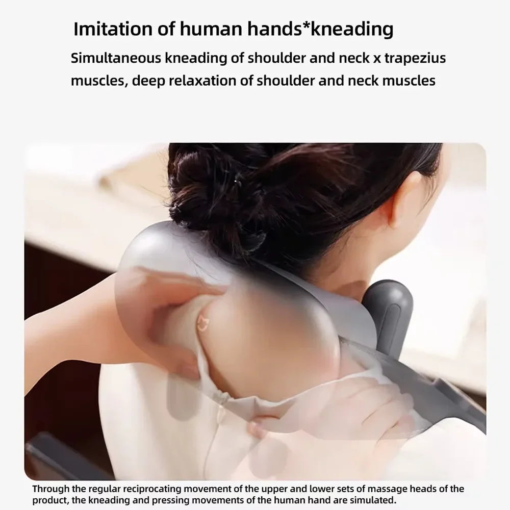 Xiaomi Smart Neck and Shoulder Massager Integrated Massage Hot Compress Custom mode Work with Mi Home APP Control