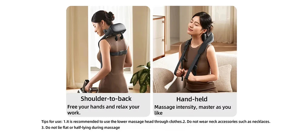 Xiaomi Smart Neck and Shoulder Massager Integrated Massage Hot Compress Custom mode Work with Mi Home APP Control