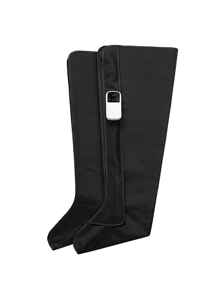 6 Airbag Air Compression Massage Boots Pneumatic Boots Used for Circulation and Leg Muscle Relaxation to Relieve Varicos Veins